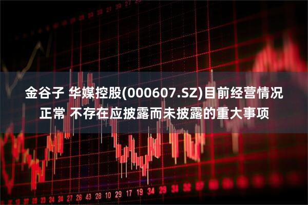 金谷子 华媒控股(000607.SZ)目前经营情况正常 不存在应披露而未披露的重大事项